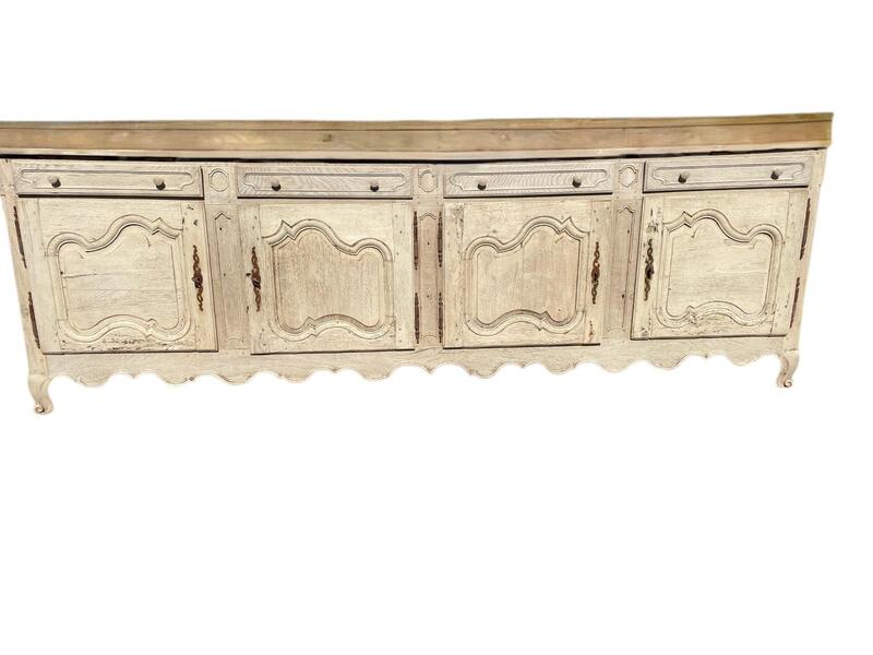 In a bleached sideboard 