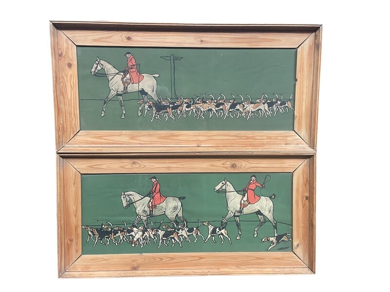 Cecil Aldin prints set of two circa 1920
