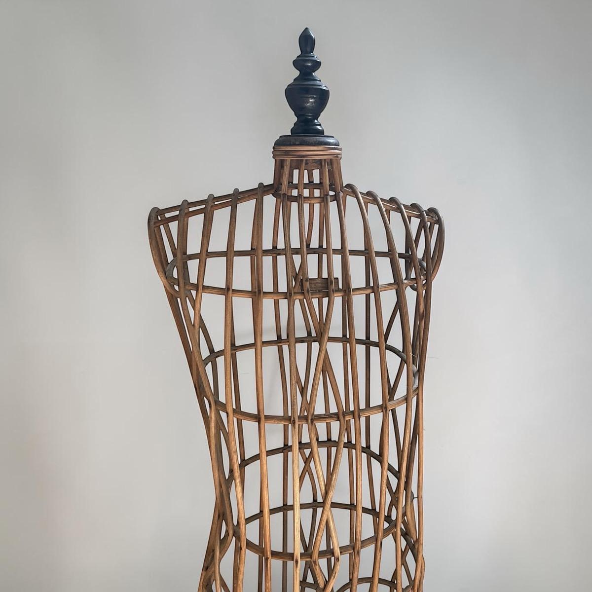Mannequin in willow wood