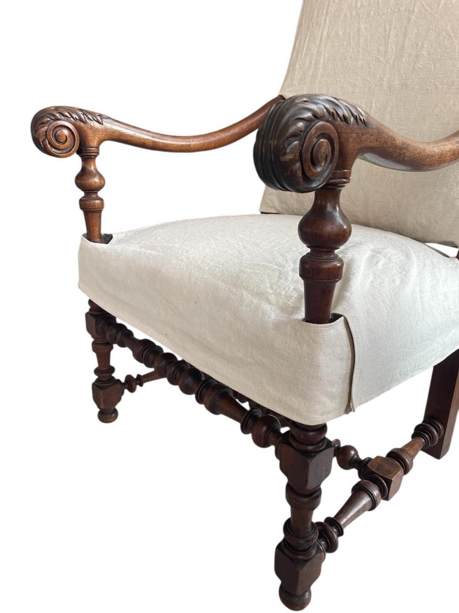 Pair of Louis XIV armchairs 