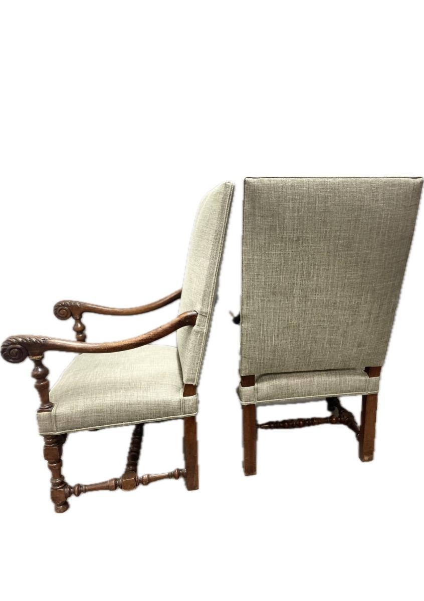 Pair of Louis XIV armchairs 