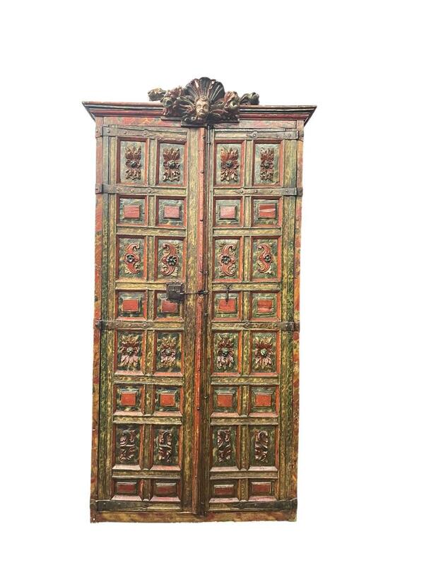Spanish original church cabinet   Circa 1800